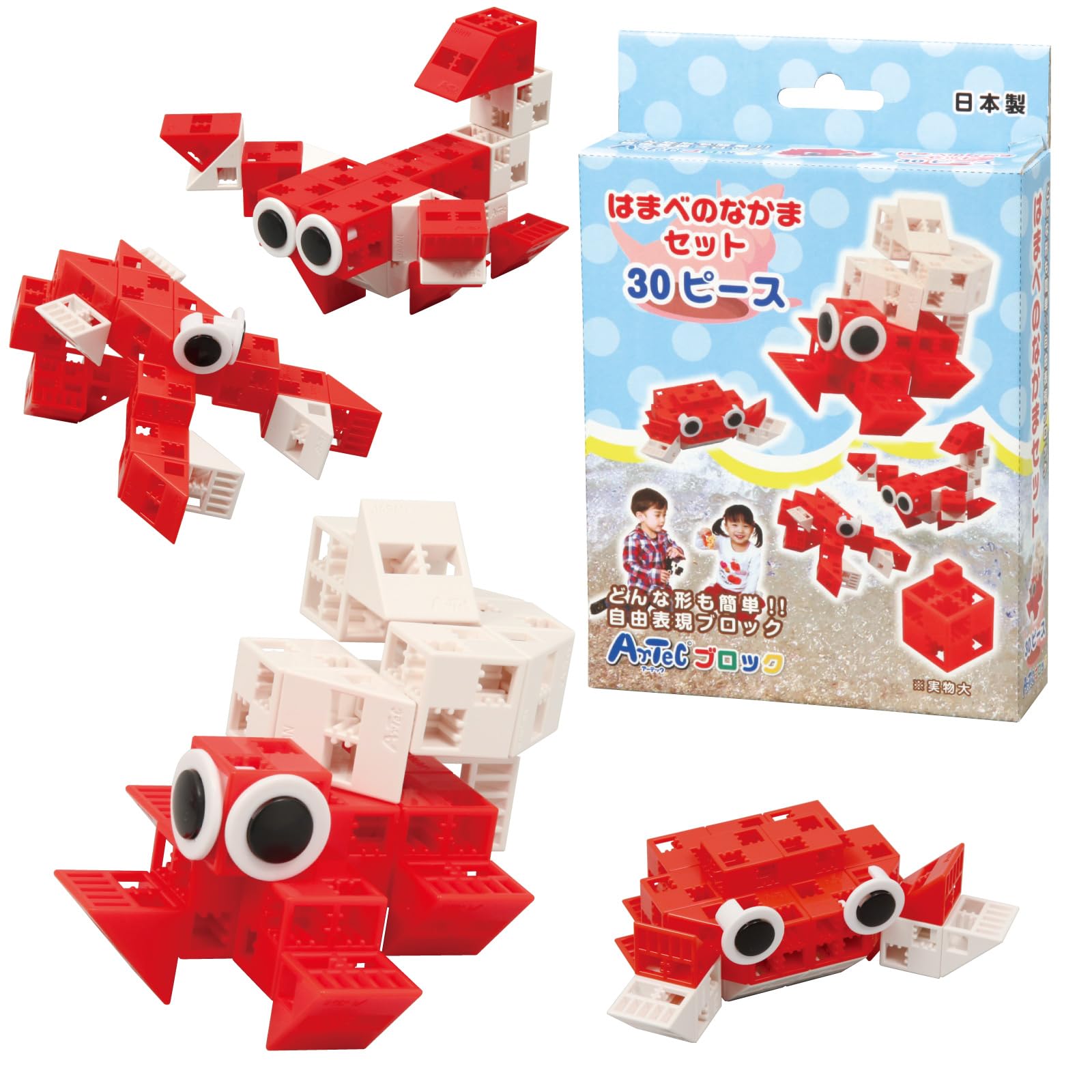 Artec ArTec Blocks WORLD Series Hamabe Friends Set, 30 Pieces