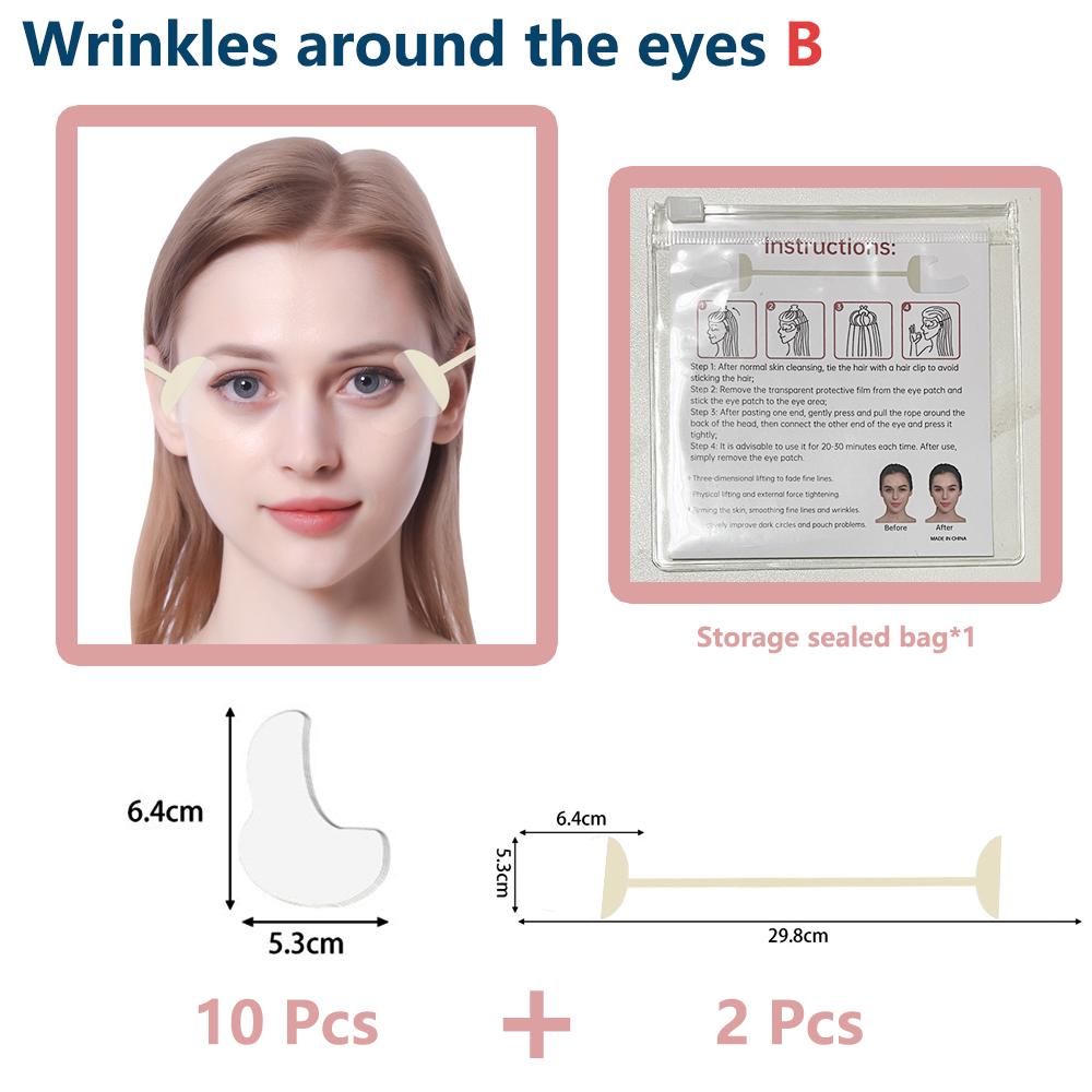Invisible Facial Slimming Tape Wrinkle Removal Sticker Face Stickers Neck Eye Lifter Sticker Anti Aging Patch Face Lift Tape