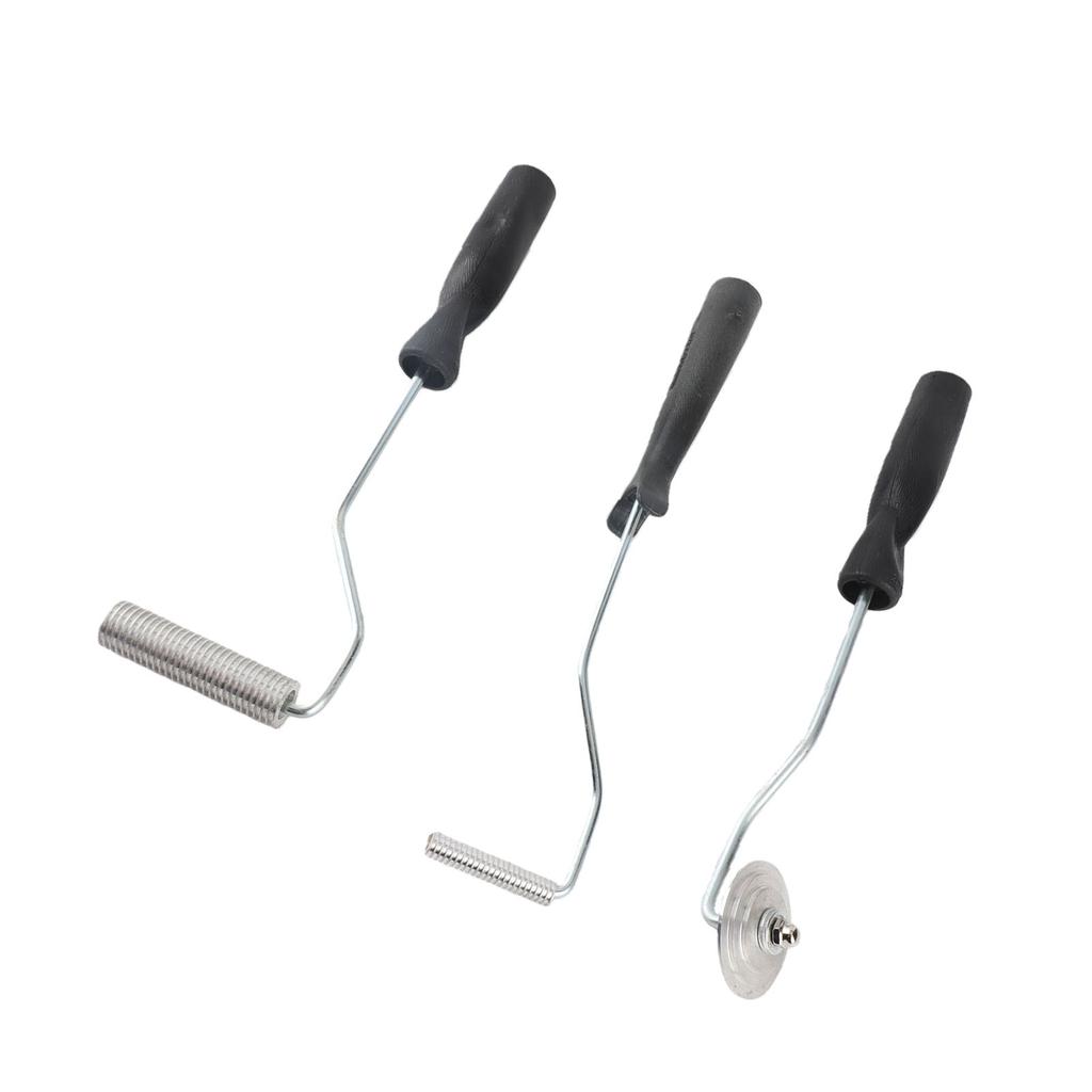 Fiberglass Roller Tool Kit 3 Pcs Bubble Paddle Tool Fiberglass Resin Laminating Bubble Roller for Mold Composite Project