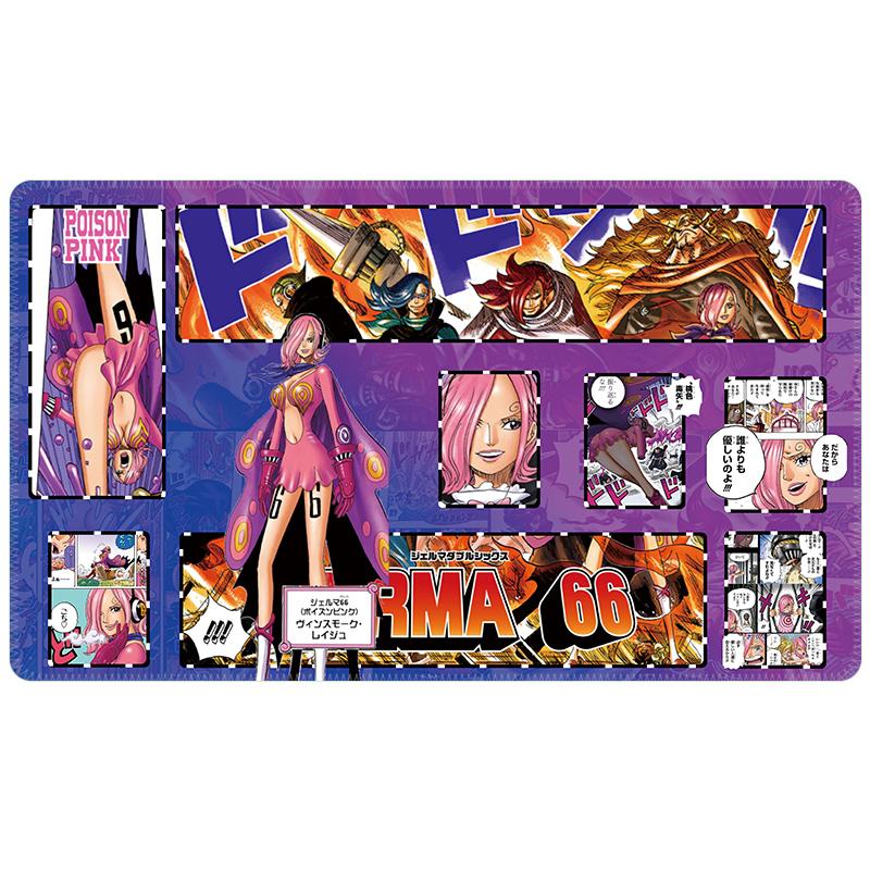 Anime One Piece OPCG GAME Accessory Comic Series Card PlayMat Perona Yamato Luffy Reiju Collection Gifts Toys