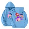 Child Fashion Lightweight Long Sleeve Pullover With Pockets  Print Hoodie
