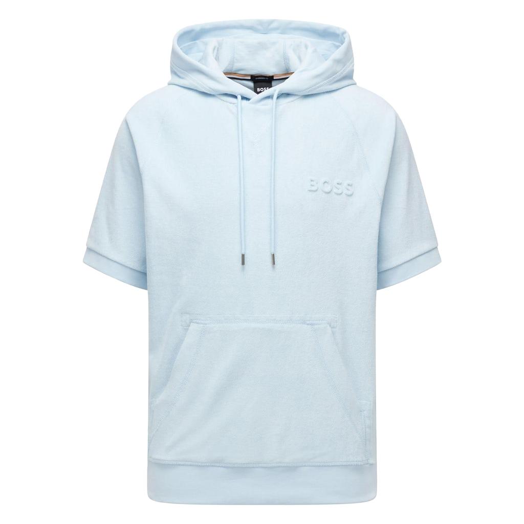 Boss Mens Sealy 09 Hooded Short-Sleeved Sweatshirt
