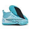 A Pair of 2025 Large-size Football Shoes, Men's High-top Youth Student Competition Training Shoes, Artificial Grass Broken Nails