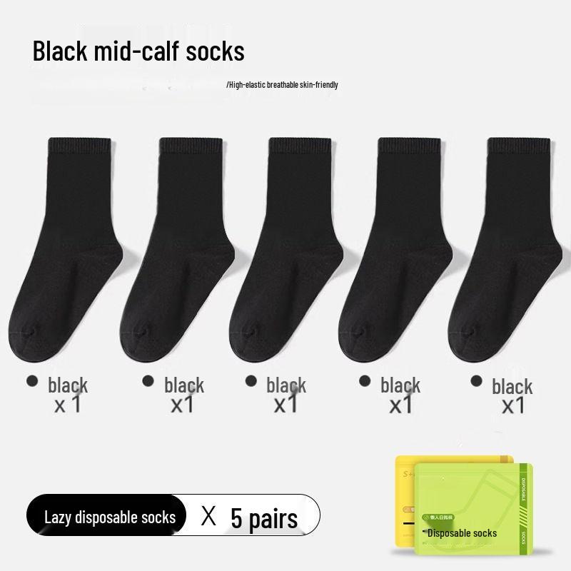 Unisex Einweg Kompressionssocken, Kurze Länge für Reisen, Kein Waschen erforderlich.