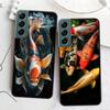 Hochwertige Zierfisch- und Koi-Karpfen-Handyhülle für Samsung Galaxy S22 S25 Ultra S21 S10 Plus S26 Edge S20 S23 S24 FE Hülle