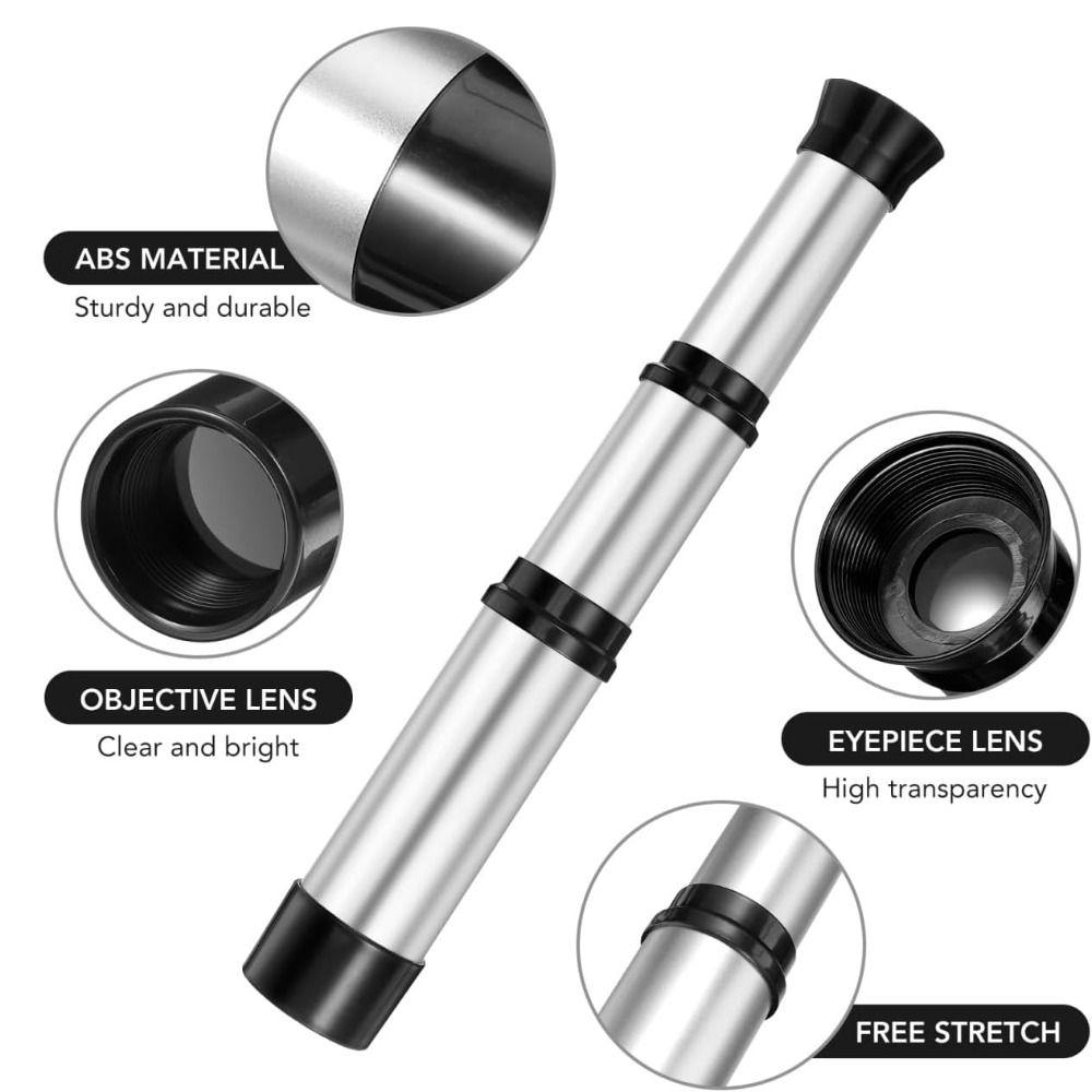 Monocular Kid Telescope Educational Toy Telescope Portable Handheld Telescope Birthday Gift