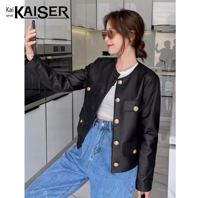 Kaiser Women's Lambskin Leather Jacket