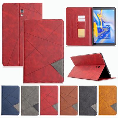 Samsung Galaxy Tab A 10.5 inç için Kılıf (2018 Çıkışı)(SM-T590/T595/T597) Bussiness Premium PU Deri Folyo Kılıf Çoklu Görüntüleme Açıları Kart Cebi