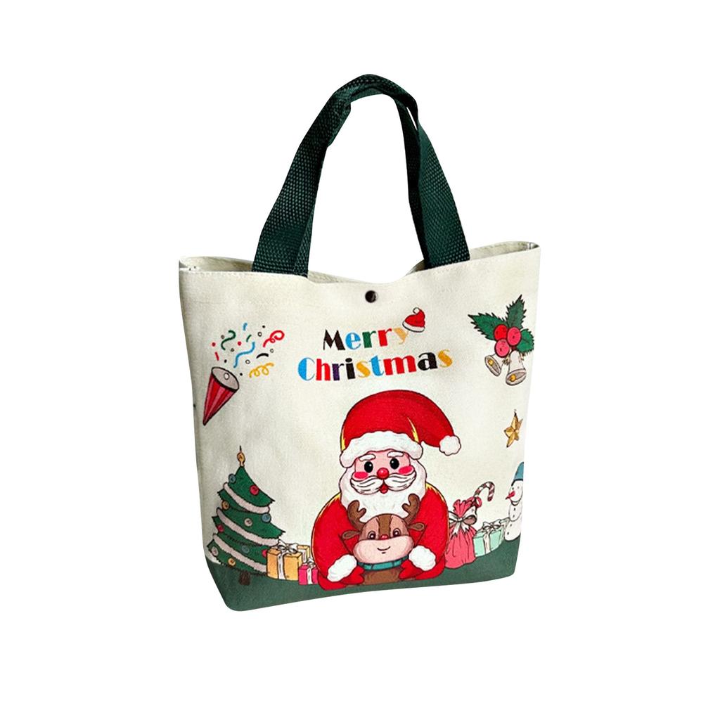 Christmas Gift Bag 2025 - Reusable Xmas Tote for Gifts, Festive Party Shopping & Holiday Decoracao Natal Decoration
