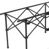 Gambe Pieghevoli per Tavolo da Campeggio Asta di Supporto Compatto Hardware per Barbecue Picnic Forniture per Mobili Fai da Te Casa