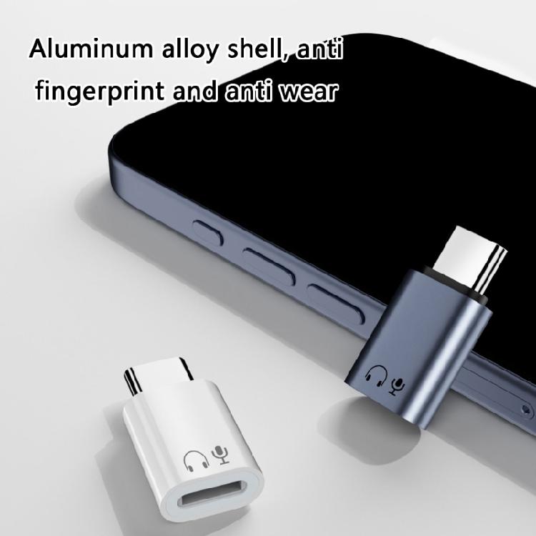 Durability USB C Headphone Audios Adapter Earphone Converters For Phone 15 Data Syncing Call Audios Dongle