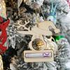 New Christmas Money Holder for Cash Wooden Money Cash Holder Card Christmas Tree Hanging Decoration Santa Claus Christmas Gift