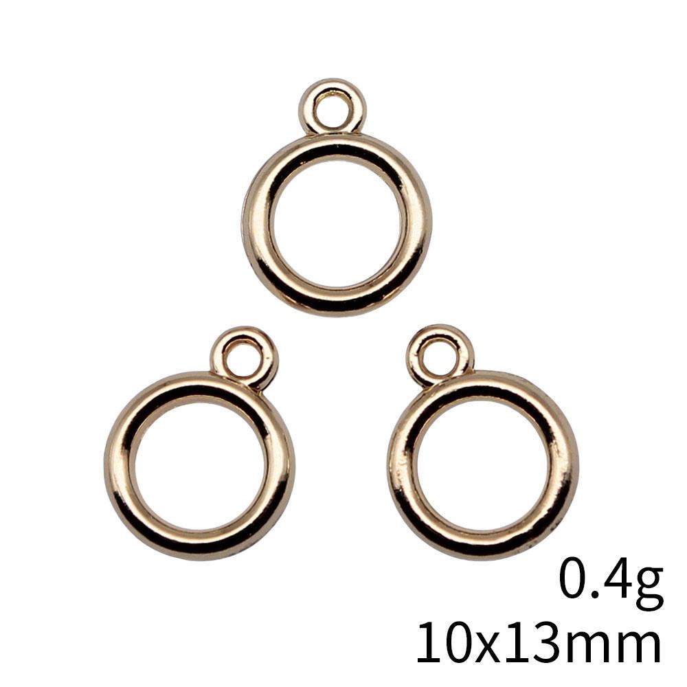 Wedding Anniversary Charms For Italian Bracelet Geometric Hollow Charms Pendant Women's Clothing Pendant Accessories