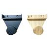 Wooden Snooker Triangle Organizer Wall Mount for Pool Table Maintenance, 12x12cm Space Saving Chalk Holder