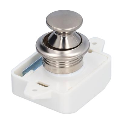 Universell Passender Metall-Druckknopfriegel Druckknopfmechanismus Türgriff Schlüssellose Falle Schloss Wohnwagen-Hardware