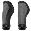Bike Handle Handlebar Grips Mountain Bike Replacement Handlebar Grip with End Caps for Replacement RepairBlack and Grey