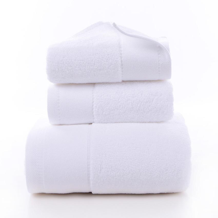 100% Cotton Face Towel Thick Jacquard Solid Color Quick-Dry Bath Towels Set Home Bathroom Hotel Adults Toalla Toalha De Banho