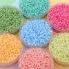 20g 3/4mm imitacja lodów szklanych koralików ryżowych materiał ręcznie robiony diy kolczyki koralikowe bransoletka akcesoria do włosów