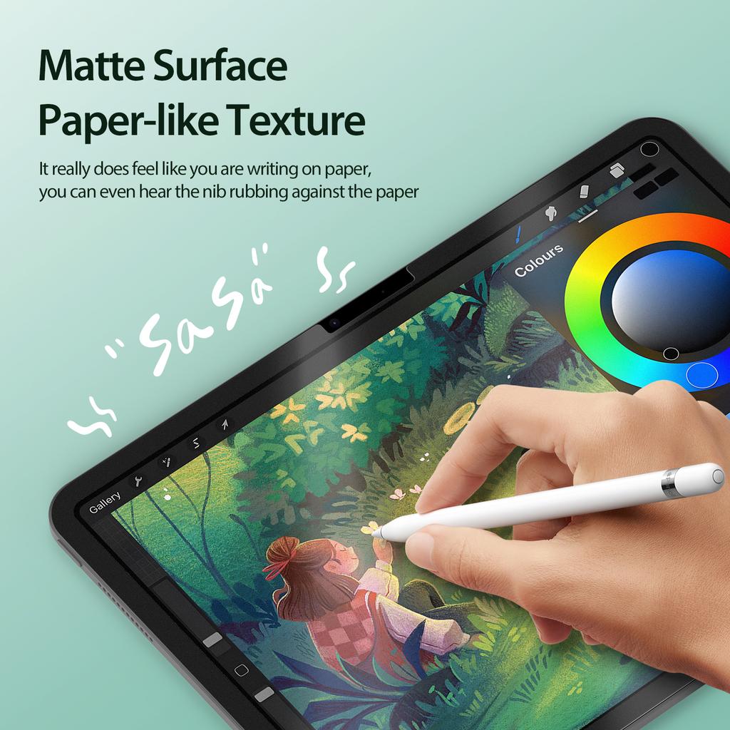 DUX DUCIS Naad-Serie für iPad Air 11 (2025)/(2024) Papierähnlicher Displayschutz, abnehmbare, matte PET-Folie, wiederverwendbar