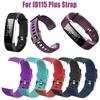 Watchband Id115 Plus Smart Watch Wrist Band Strap Replacement Bracelet Silicone
