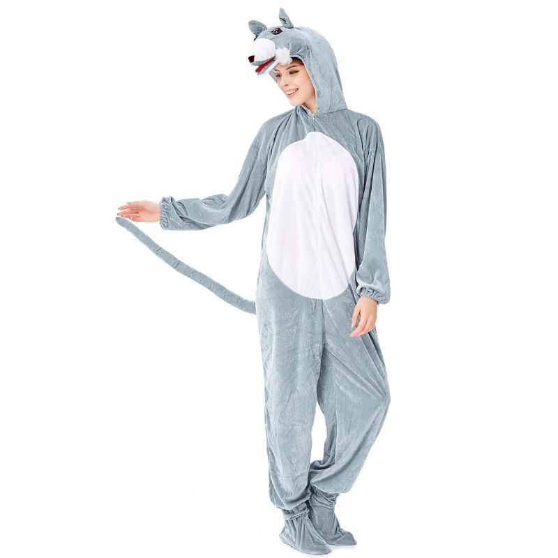 Parent-child Adult Men, Women and Children Performance Clothes Big Bad Wolf Animal Clothing Performance Clothes