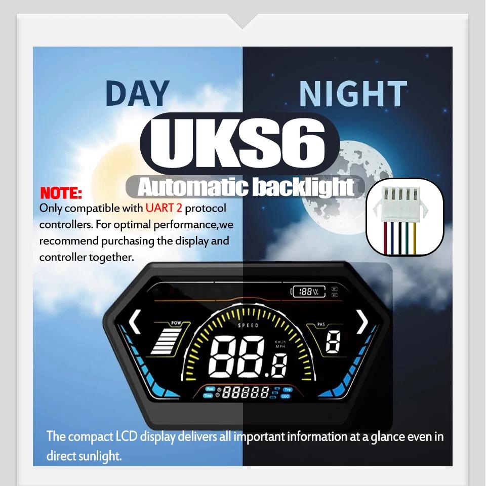 KUNRAY XYD-UKC6 3000W Controller Motore BLDC per E-Bike 100A Display Onda Sinusoidale Accessori per Scooter Elettrico Senza Spazzole Tensione 48V