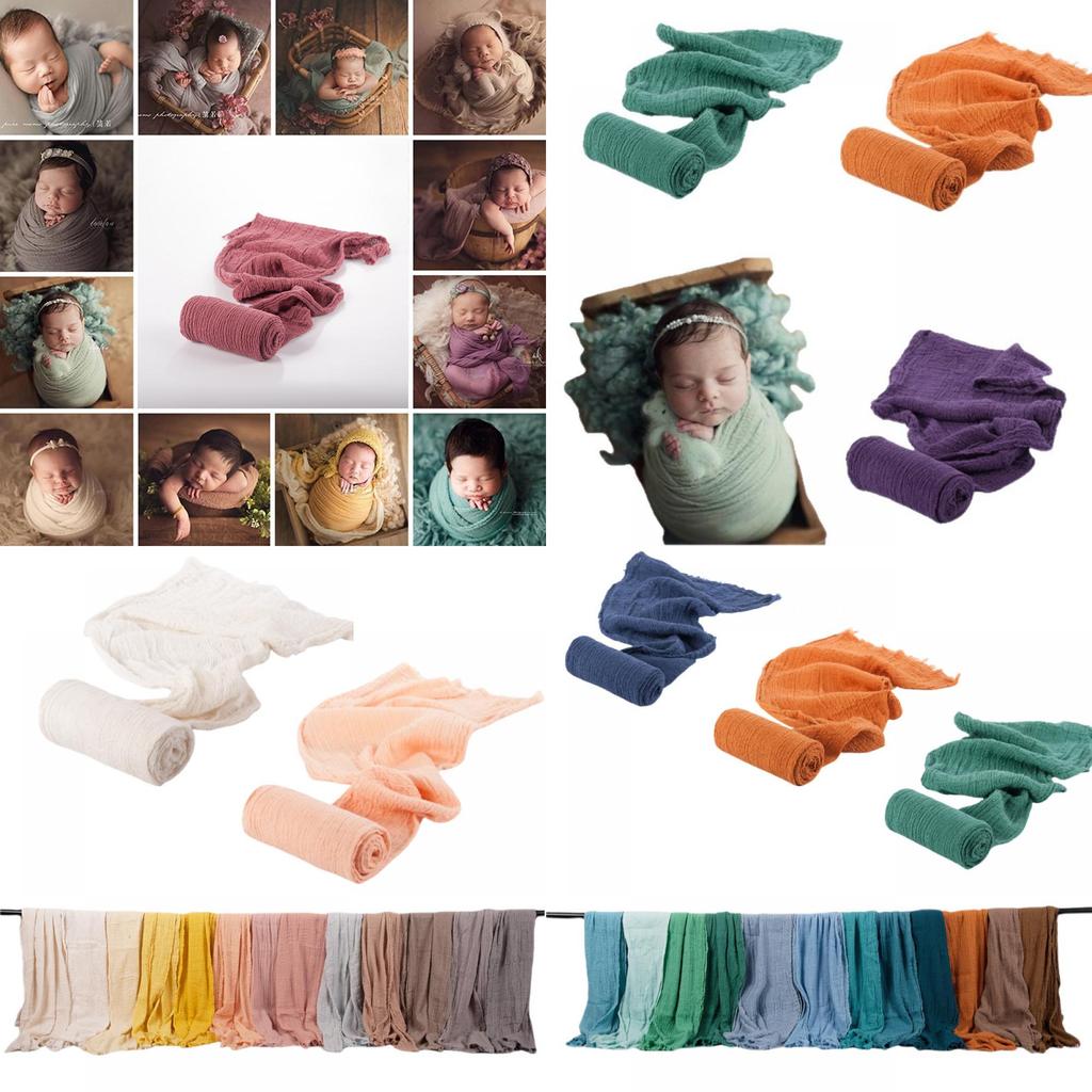 Baby Photography Wrap With Stretchy Cotton Fabric For Newborn Photo Shoots