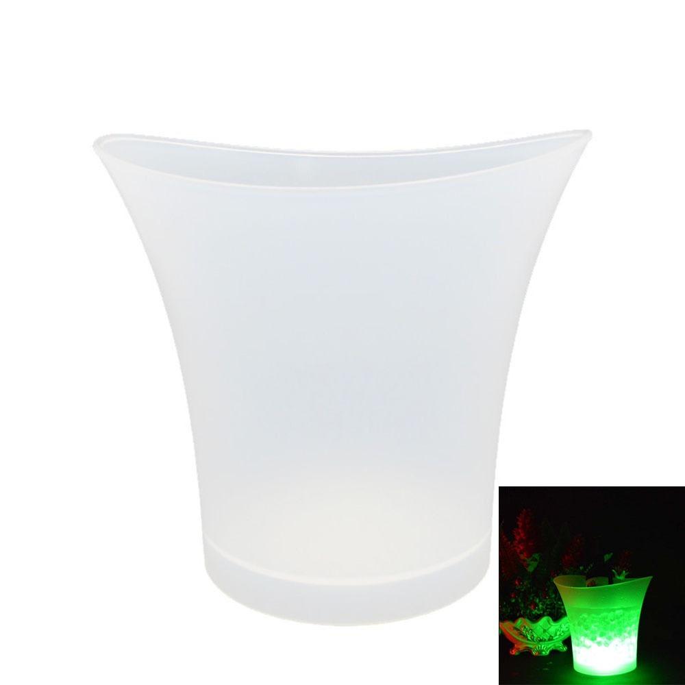 Party Light Up Bar Świecąca lampa stołowa LED Wiaderko na lód 5L Zmiana koloru