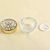 1pcs 50g Jar Lid Container Bottle Cosmetic Travel Luxury Diamond Glass Face Cream With Acrylic for Lotion Jars