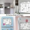 Magnetisk kjøleskapskalender - Sterk magnetisk bakside, Glatt tørrslettende overflate, Praktisk kalender, Holdbar whiteboard-tavle