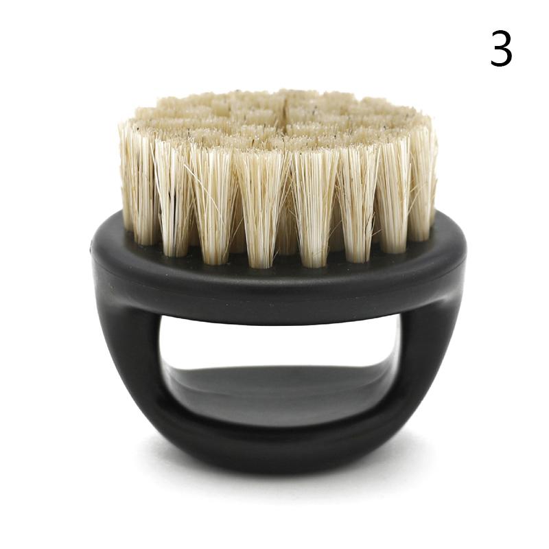 

Мужская щетка с кольцом для бороды, дизайнерская конская щетина, мужская помазок для бритья, портативная парикмахерская, щетки для бороды, салонная щетка для чистки лица, бритвенная щетка