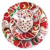 50pcs Cute Strawberry Graffiti Stickers: Fresh Waterproof Décor for Bottles, Phones, and Tablets