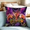 Jojo Josuke Higashikata-A  Pillow Case Square Double-Sided Sofa Cushion Cover Bedroom Bedside Pillow Gift