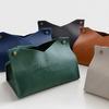 Simple leather tissue box Car pumping box Home bedroom Living room Creative tissue bag