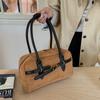 Korean Style Brand Design Shoulder Bag New Suede Matte Pillow Bag Simple And Versatile Handbags High-end Fashiable Casual Bags