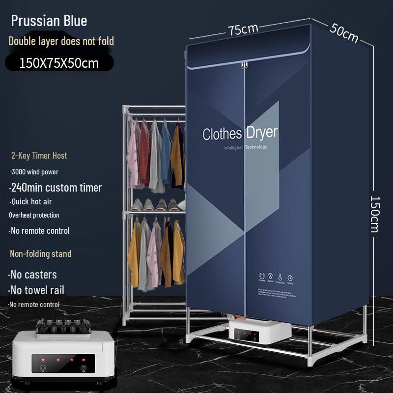 German-Style Foldable Dryer: Quick-Drying, Large Capacity for Baby Clothes & Dorms