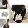 Minimalist Fashion Shoulder Bag For Women 2024 Trendy Summer Large Capacity Pu Bucket Bag