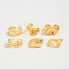 DIEZI 6pcs/set Fashion Punk Knuckle Rings For Women Bohemian Vintage Geometric Gold Silver Color Open Joint Ring Men Jewelry