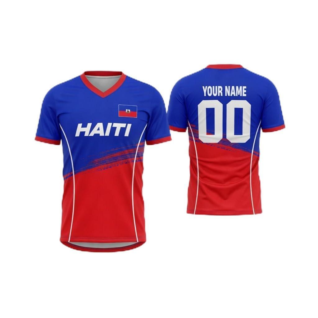 Customizable Soccer Jersey Shirt with Team and Number for Sports Events and Training Unisex Short Sleeve Athletic Top