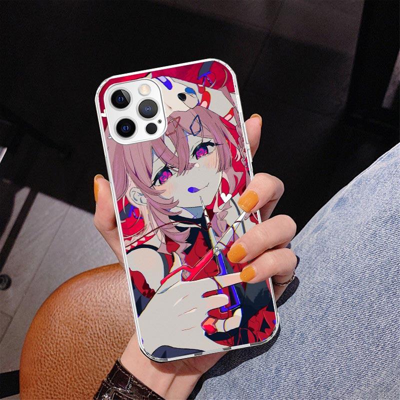 Cute Anime Girl INS Phone Case For iPhone 17 Air 16 Pro Max 16E 15 + 14 Plus 11 12 13 Mini 7 8 SE Gift Print Cover Fundas 16 Pro