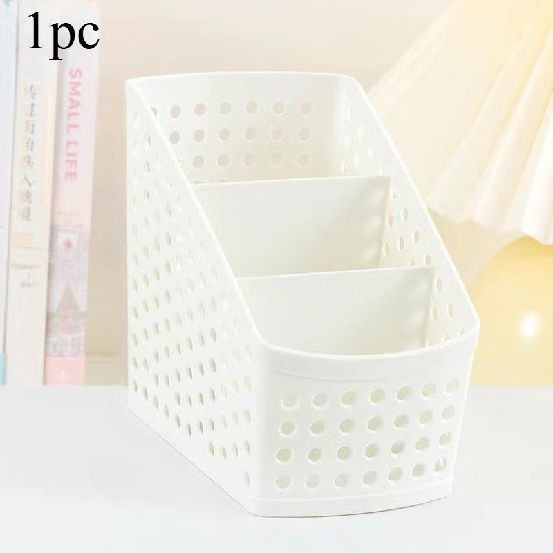 1pc School Stationery Makeup Organizer Desktop Storage Box Container for Cosmetics Jewelry Stationery Plastic Desktop Organizer
