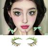Festival Eye Makeup Halloween Face Temporary Tattoos for Women, Waterproof Pumpkin Spiderweb Party Supplies Art Stickers Masquerade Carnival