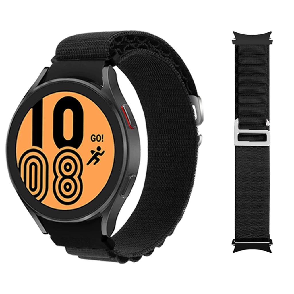 20mm Watch Band For Samsung Galaxy Watch 5 6 4 44mm 40mm Nylon Alpine Loop Bracelet 46mm Correa Watch4 Classic 5 Pro 45mm Strap