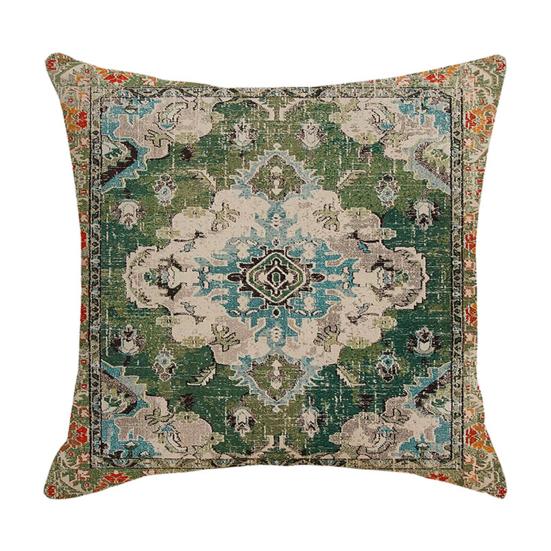 Boho Throw Pillow Covers, 18 x 18 Inch Bohemia Ethnic Style Cushion Case, Decorative Pillowcase for Sofa Couch