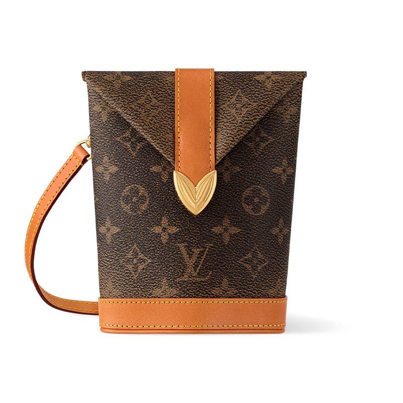 Louis Vuitton ENVELOPE POUCH Monogram Dust Canvas Shoulder Bag, Crossbody Bag Men's Brown M11629