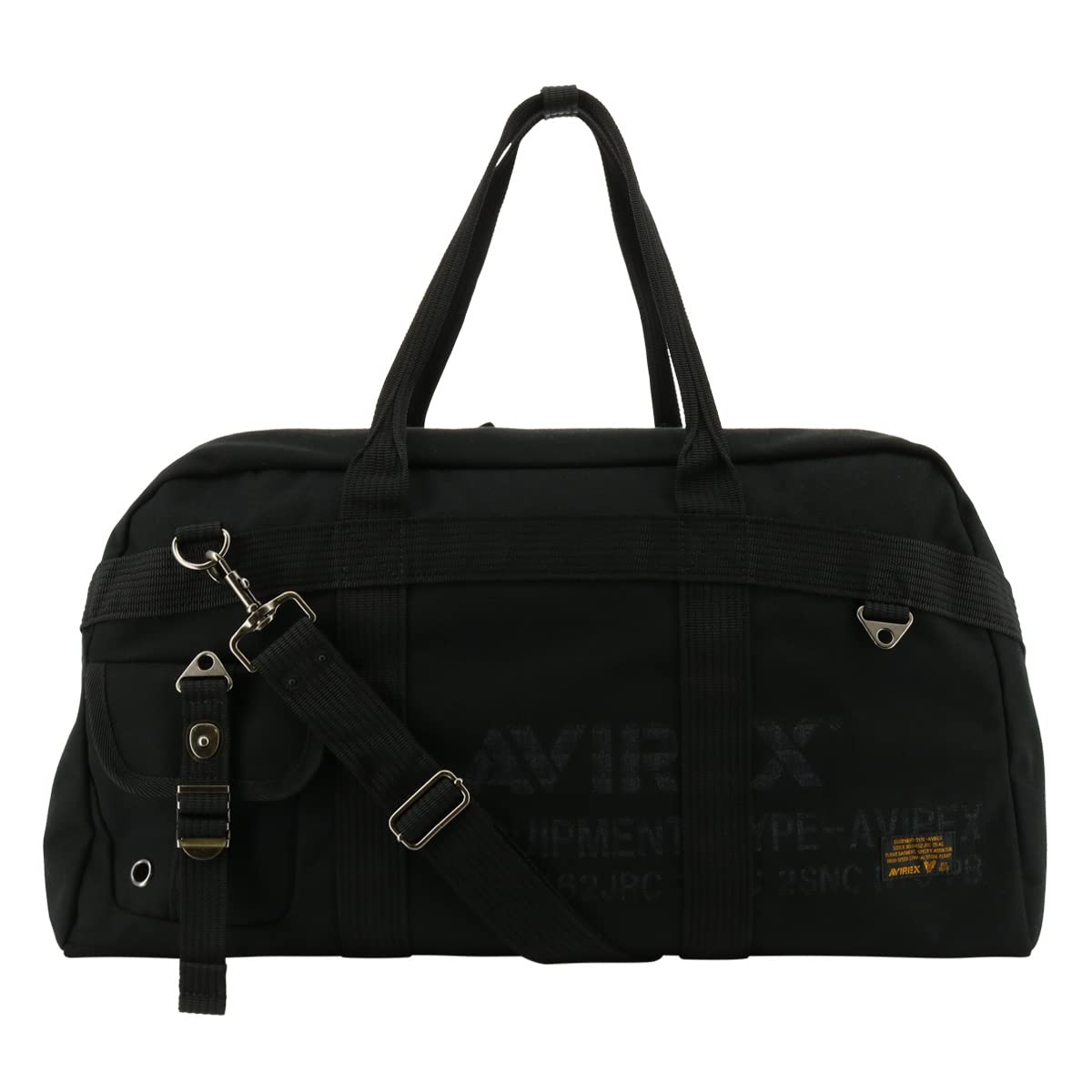 

Boston Bag 30L Eagle AVX3525 2WAY Shoulder Bag Parachute Bag Military Water Repellent Travel Black [Avirex] Men s [10]