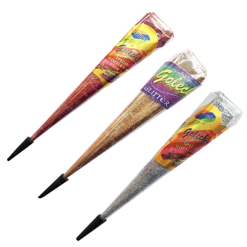 Lot De 2 Cônes De Henné Noir Golecha - Pour Tatouages Temporaires - Livraison Gratuite France
