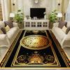 Luxury Gold Carpets for Living Room Decoration Home kitchen floor carpet Modern Gold Large Area Rugs Entrance Door Mat Rug