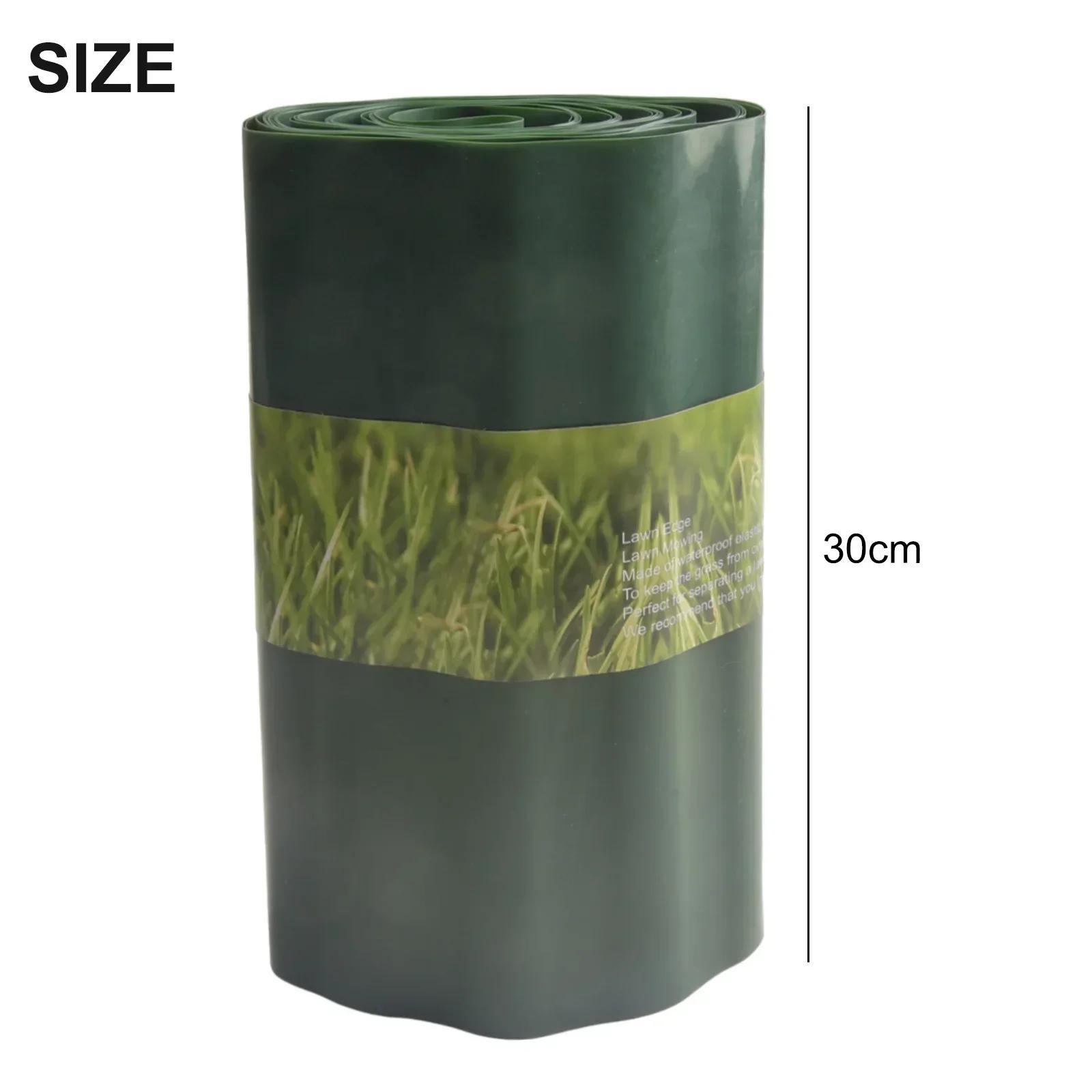 30/40cm Plastic Lawn Edge Garden Grass Lawn Edge Border Fence Path Flexible Lawn Edging Border Fence Yard Garden Decor