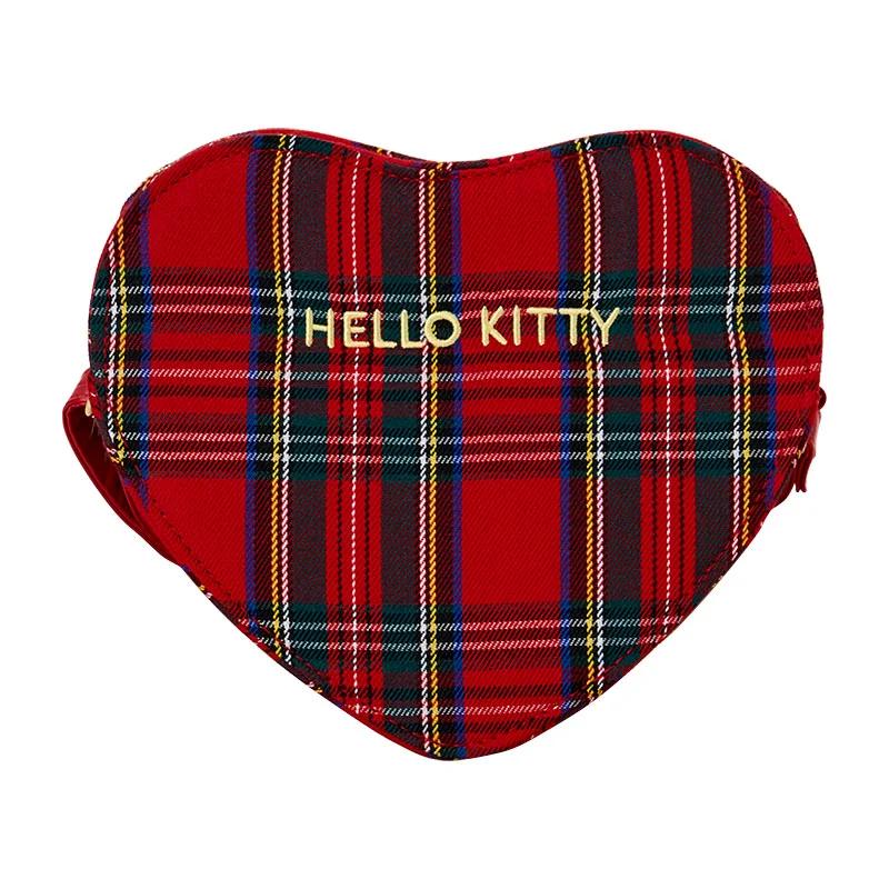 Sanrio Hello Kitty Heart Pochette ( Tartan ) Japan NEW Sanrio Characters